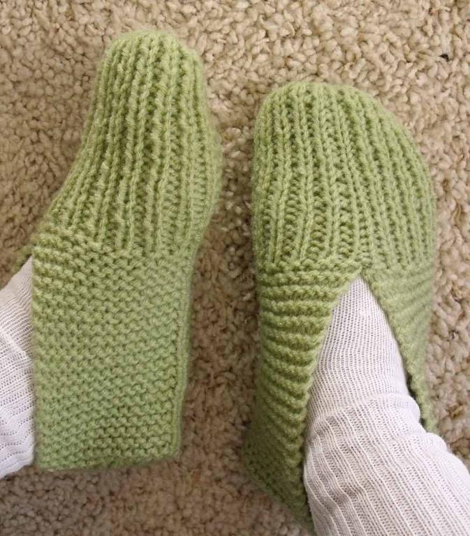 knitted slippers for sale