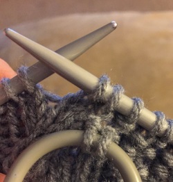 Cable 2 forward knitting