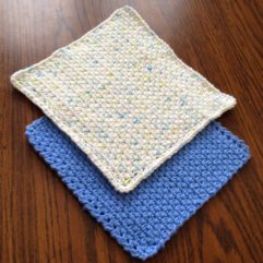 How to crochet a dishcloth - Free pattern