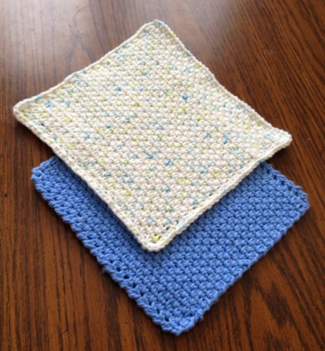 How to crochet a dishcloth - Free pattern