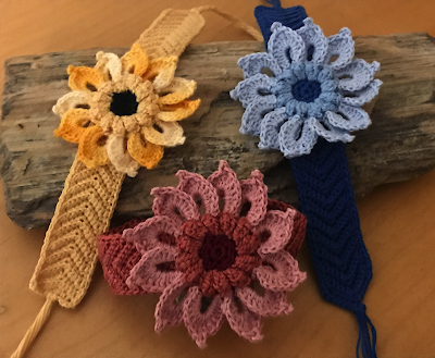 Crochet Jewelry - Flower and Friendship Bracelet