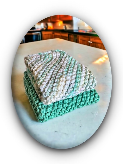 Easy to knit dishcloth - great for beginners