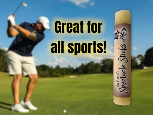 Sir Stanley's Spectacle Sticks - Stop Slipping Eyeglasses when playing sports