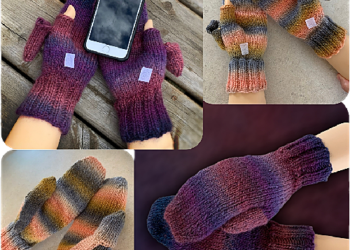 Knit a Pair of Texting Mitts – Knitting Pattern – Warm Thumbs for ALL!