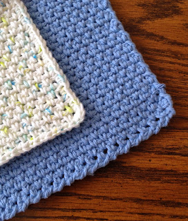 How to crochet a dishcloth