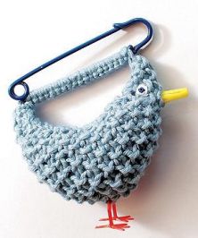free knitted broach pattern