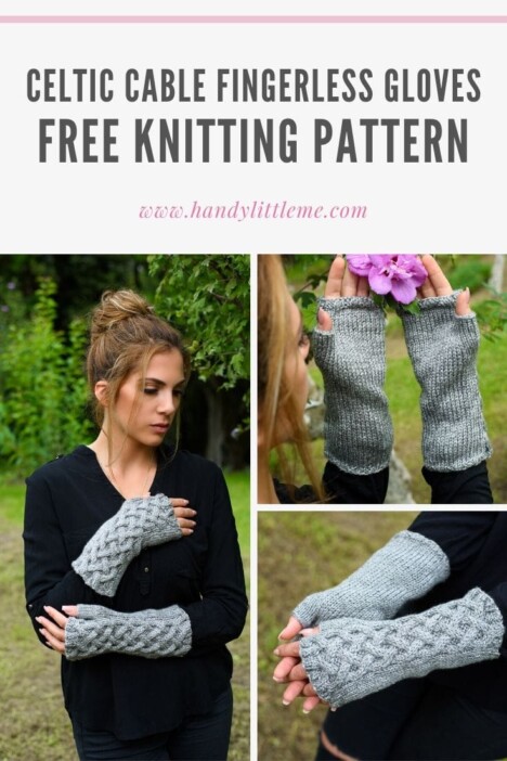 Knitted Fingerless gloves