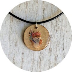 Fox Necklace - Fox Pendant - Fox Jewelry - Handmade Necklace - Fox Gift for Women