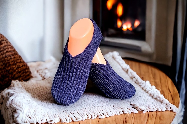 easy to knit slipper pattern