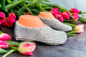 easy to knit slipper pattern