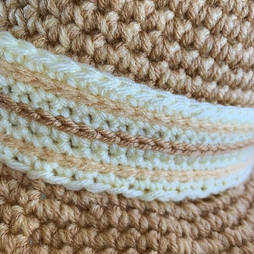 Crochet band for the cowboy and sun hat