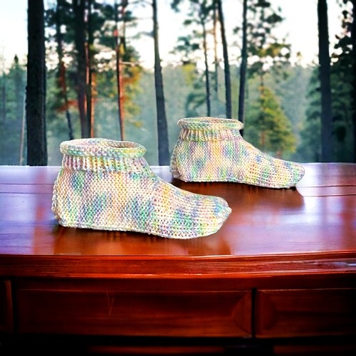free knitting pattern slippers with video