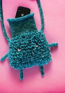 Way Cool Knitted Monster Purse - FREE Knitting Pattern