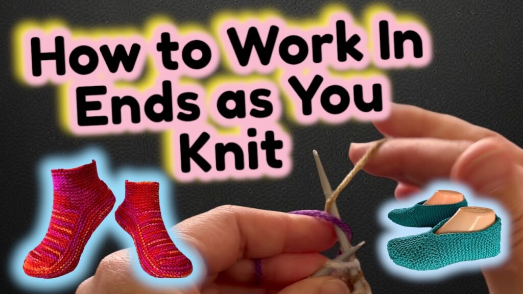How to Work in Ends as You Knit - How-to Video