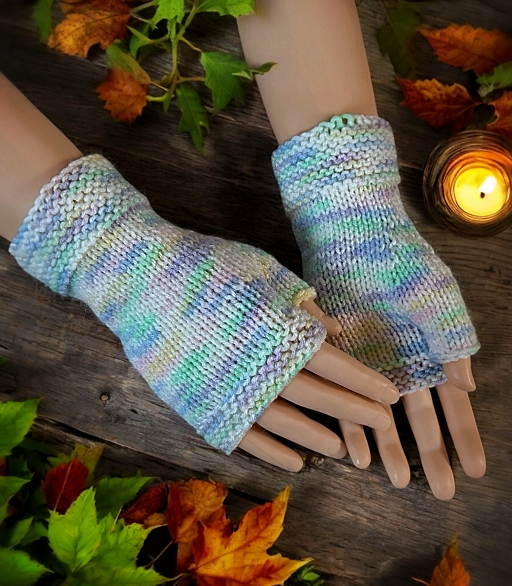 how to knit super simple fingerless gloves how-to video pattern