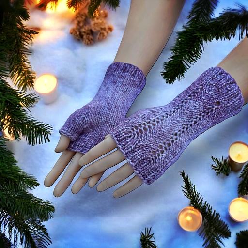 free knitting pattern fingerless gloves - zigzag elegance