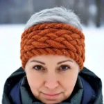 Free ear warmer knitting pattern with five strand cable