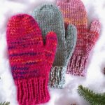 Easy to knit mitts free knitting pattern